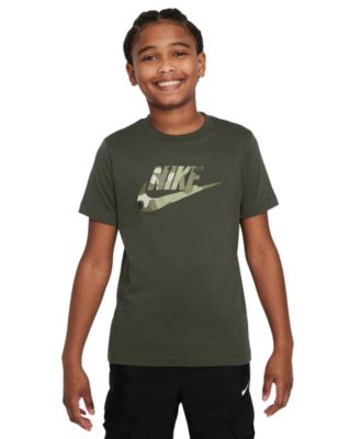 Nike - Big Kids Sportswear Cotton Logo Graphic T-Shirt