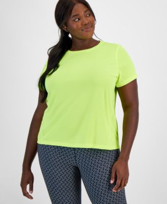 ID Ideology - Plus Size Birdseye Mesh T-Shirt