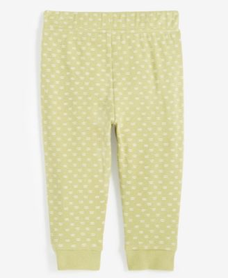 First Impressions - Baby Boys Rib Broken-Stripe-Print Pants