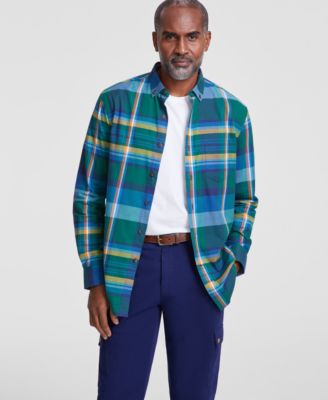 Club Room - Men's Mapy Plaid Cotton Shirt