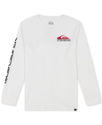 Quiksilver - Big Boys Cotton Omni Logo Core Graphic Long-Sleeve T-Shirt