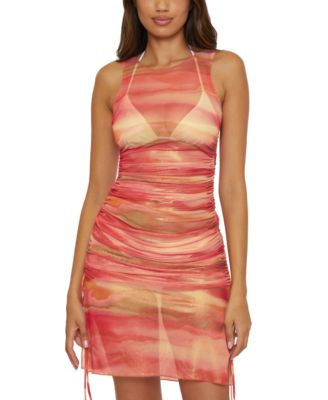 Becca - Women's Reversible Stretch-Mesh Cover-Up Dress