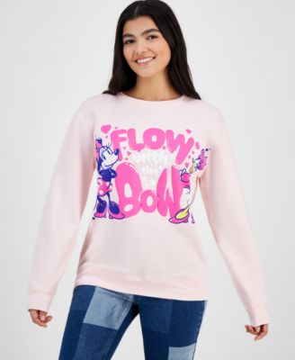 Disney - Juniors' Flow With the Bow Graphic Sweatshirt