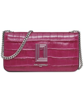 KARL LAGERFELD PARIS - Kosette Chain Strap Embossed Wallet