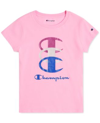 Champion - Big Girls Logo Graphic T-Shirt