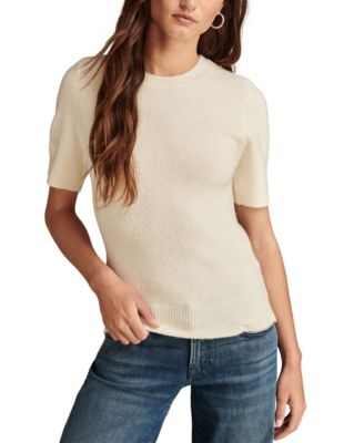 Lucky Brand - Women's Crewneck Short-Sleeve T-Shirt Sweater
