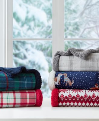 Holiday Lane - Cozy Plush Throw, 50" x 60"