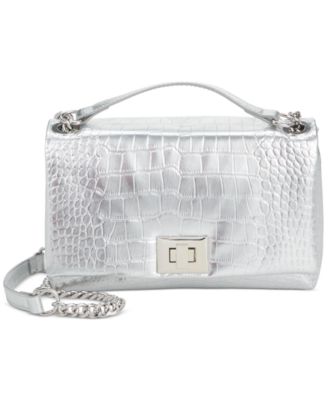 I.N.C. International Concepts - Mini Ajae Metallic Croc Shoulder Bag