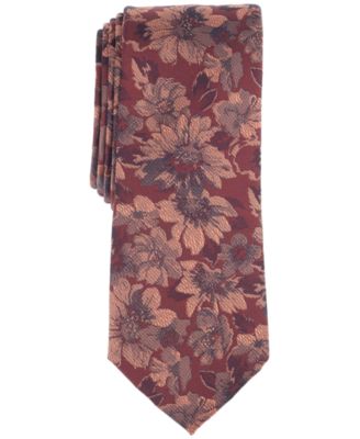 Bar III - Men's Amber Skinny Floral Tie