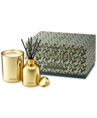 APOTHEKE - 2-Pc. Black Cypress Mini Scented Candle & Mini Reed Diffuser Gift Set