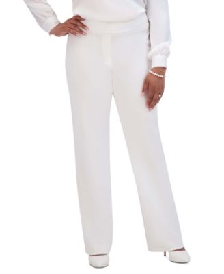 Kasper - Plus Size & Women's Seamed-Waist Pull-On Pants