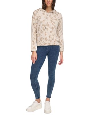 Marc New York - Women's Animal-Print French Terry Hoodie