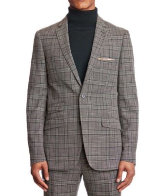 Paisley & Gray - Men's Dover Slim-Fit Stretch Check Suit Jacket