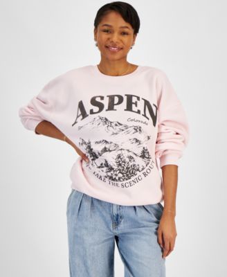 Grayson Threads, The Label - Juniors' Aspen Crewneck Sweatshirt