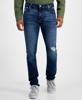 GUESS - Men's Slim-Fit Destroyed Jeans