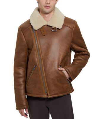 GUESS - Men's Toni Asymmetrical Faux Leather Jacket