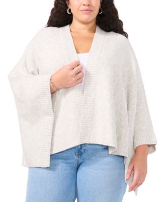 Vince Camuto - Plus Size Open-Front Cape Sweater