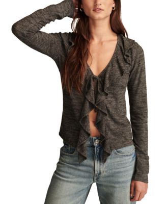 Lucky Brand - Women's Cloud Ruffled Long-Sleeve Top