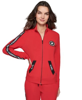 KARL LAGERFELD PARIS - Women's Logo Track Jacket
