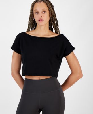 Macy's - Women's Off-The-Shoulder T-Shirt