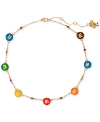 kate spade new york - M&M Rainbow Multi Single Strand Pendant Necklace