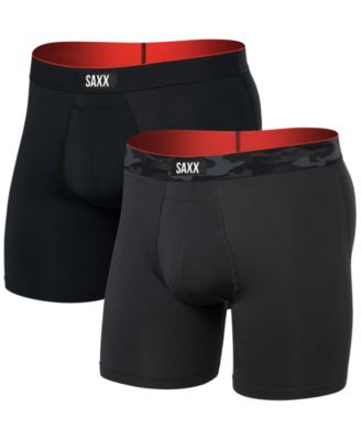 SAXX - Men's Multi-Sport 2-Pk. Solid Mesh Boxer Briefs