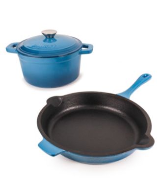 BergHOFF - Neo Cast Iron 3pc Set: 3 Qt & F/P, Blue