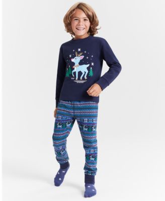 Macy's - Little & Big Kids Knit Pajama Set