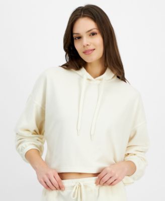 Hippie Rose - Juniors' Dream Fleece Cropped Hoodie