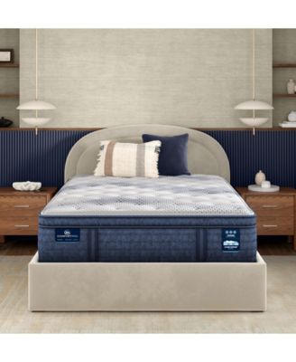 Serta - iComfortPro Buckingham 16" Latex Foam Plush Pillow Top Mattress - Queen