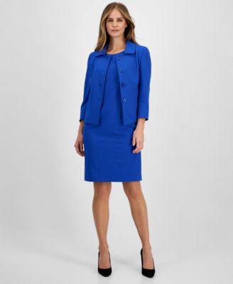 Le Suit - Petite Seamed Dress Suit