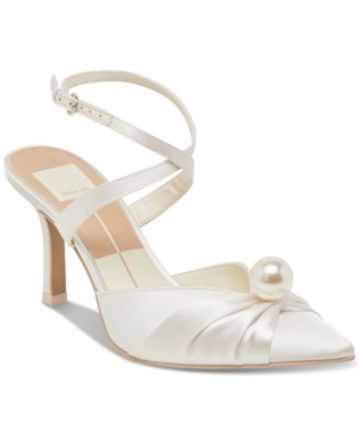 Dolce Vita - Women's Kaysey Pointed-Toe Pearl Pumps
