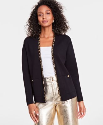 I.N.C. International Concepts - Women's Chain-Trim Cardigan
