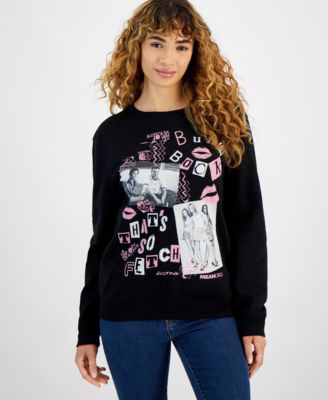 Love Tribe - Juniors' Mean Girls Burn Book Graphic Sweatshirt