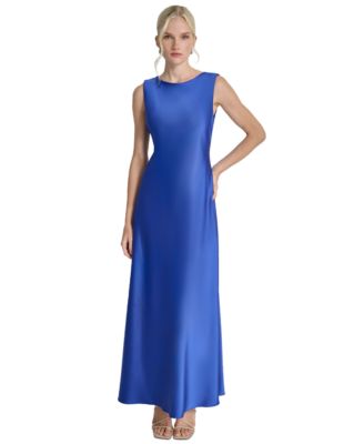 DKNY - Women's Cowl-Back Sleeveless Gown