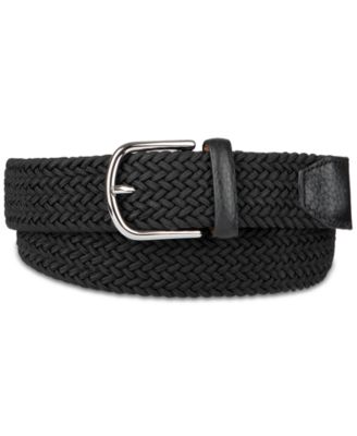 Cole Haan - Men's Fully Adjustable Stretch Casual Corded Web Belt