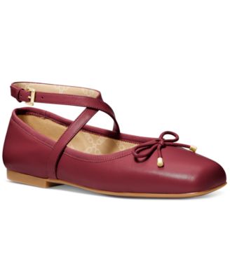 Michael Kors - Women's Collette Flex Ankle-Strap Ballet Flats