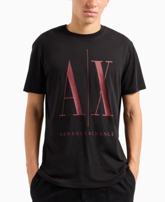 A|X Armani Exchange - Men's Short Sleeve Crewneck Large Iconic Logo T-Shirt