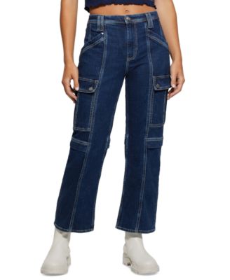 GUESS - Women's 80s Cargo Jeans