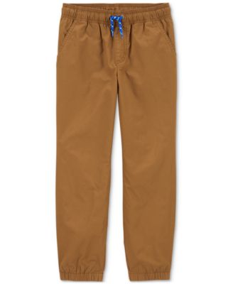Carter's - Little & Big Boys Pull-On Cotton Poplin Pants