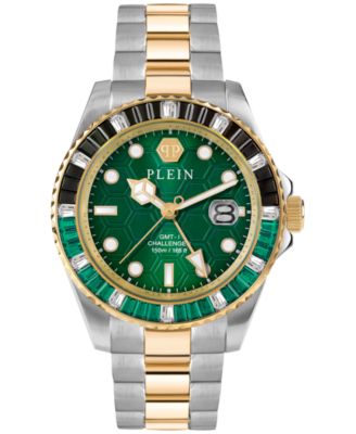 Philipp Plein - Men's GMT Two-Tone Stainless Steel Bracelet Watch 44mm