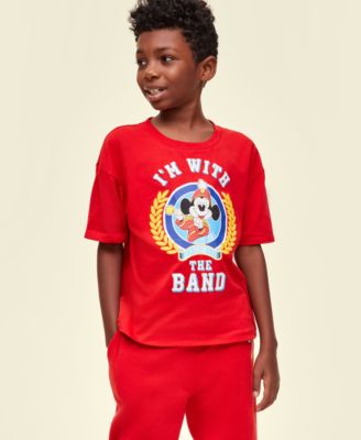Disney | Macy's - Big Kids Mickey Mouse I'm With The Band Graphic T-Shirt