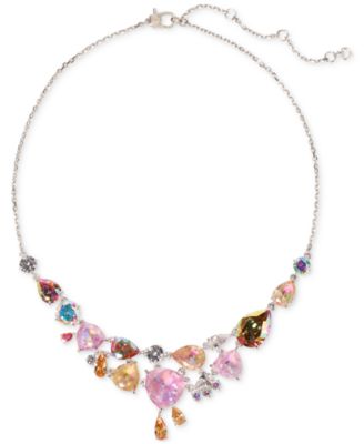 kate spade new york - Silver-Tone Shine Me Up Frontal Necklace