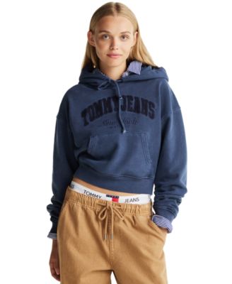 Tommy Jeans - Women's Boxy Cropped Varsity Hoodie