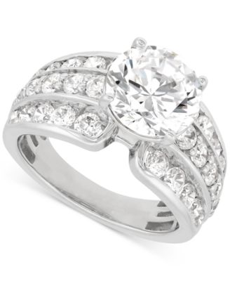 Grown With Love - Certified Lab Grown Multirow Engagement Ring (4-1/2 ct. t.w.) in 14k White Gold