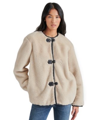 Steve Madden - Women's Yuna Faux-Fur Jacket