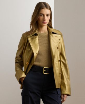 Lauren Ralph Lauren - Women's Metallic Lambskin Peacoat