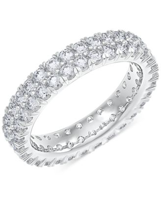 Macy's - Diamond Eternity Ring (2 ct. t.w.) in Platinum, 14k White Gold, 14k Gold, or 14k Rose Gold