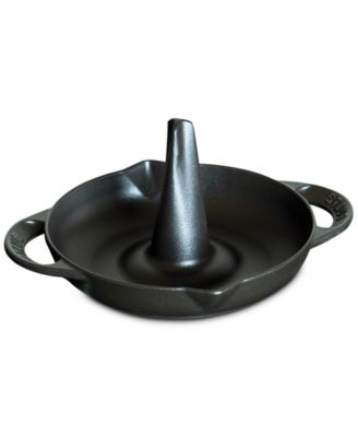 Staub - Enameled Cast Iron 9.5" Vertical Chicken Roaster