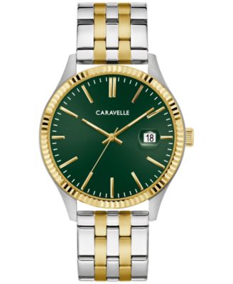 Caravelle - Men's Two-Tone Stainless Steel Bracelet Watch 41mm